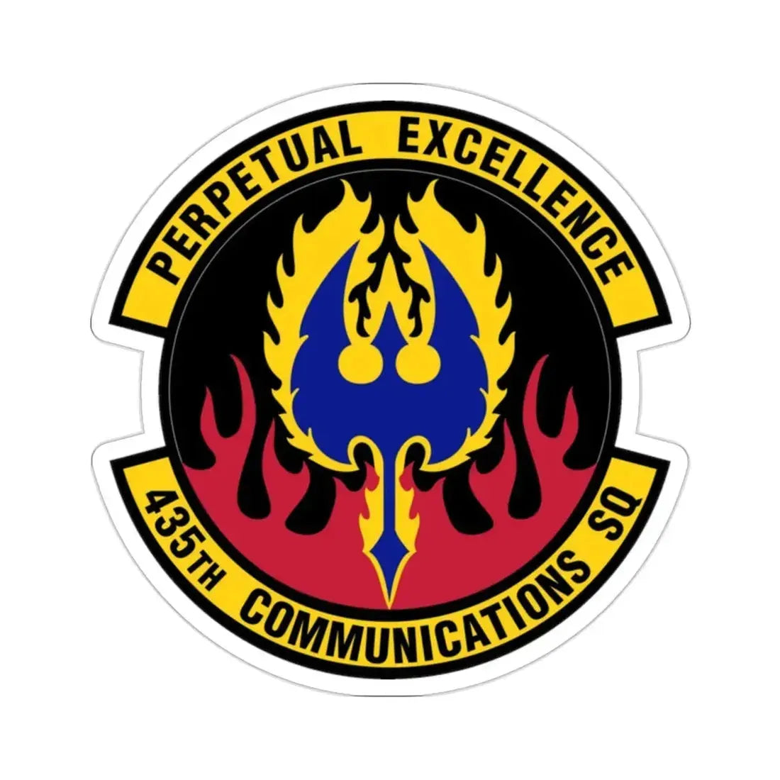 435th Communications Squadron (U.S. Air Force) STICKER Vinyl Die-Cut Decal - The Sticker Space