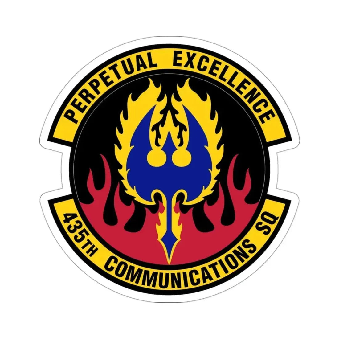 435th Communications Squadron (U.S. Air Force) STICKER Vinyl Die-Cut Decal - The Sticker Space