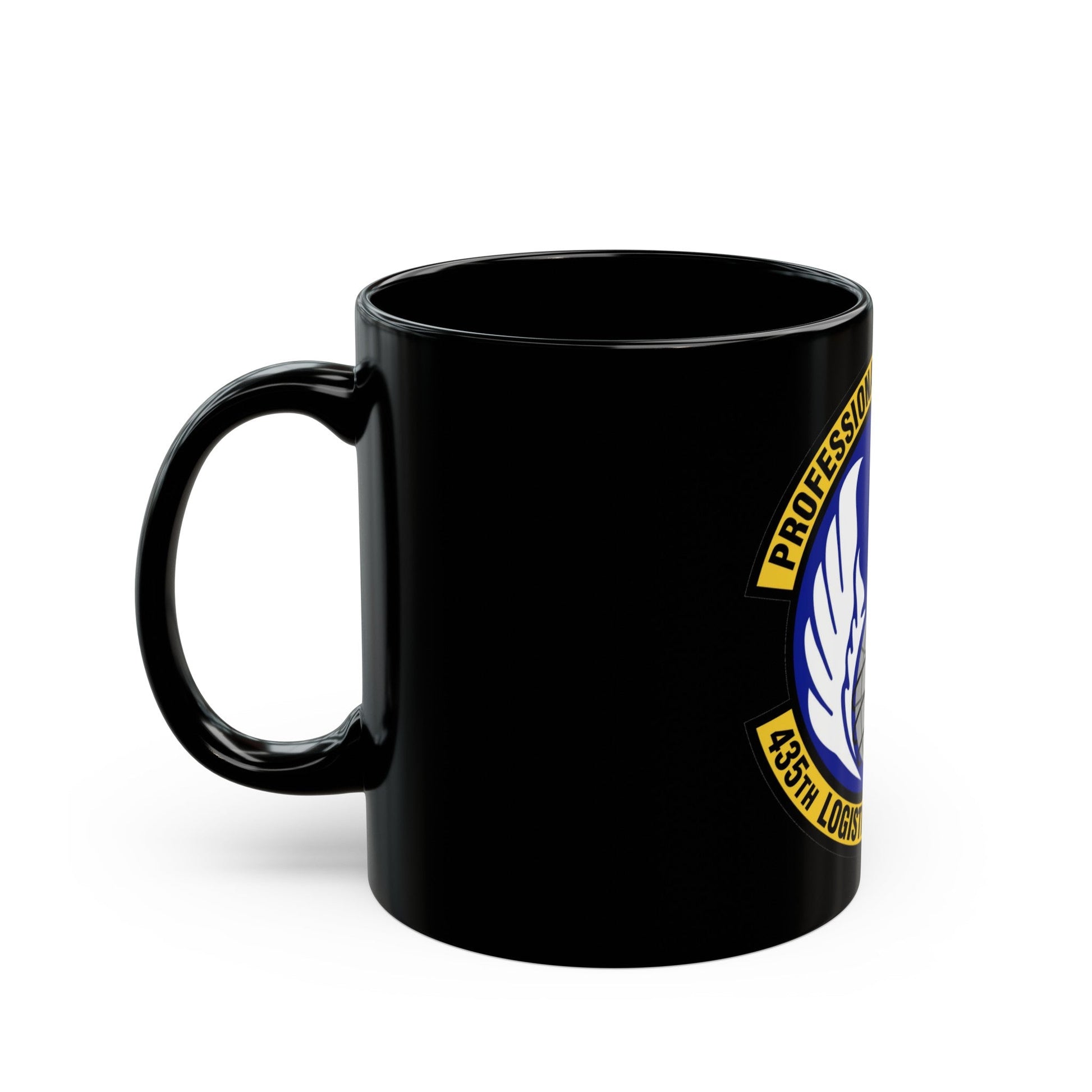 435th Logistics Readiness Squadron (U.S. Air Force) Black Coffee Mug-The Sticker Space