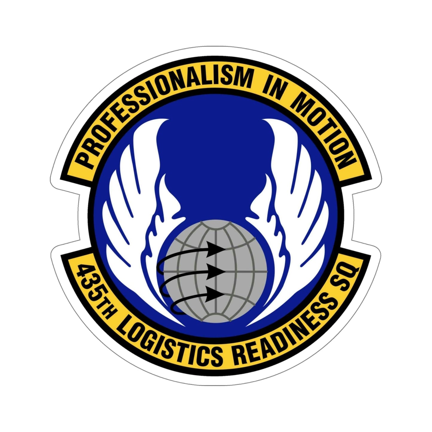 435th Logistics Readiness Squadron (U.S. Air Force) STICKER Vinyl Die-Cut Decal-6 Inch-The Sticker Space