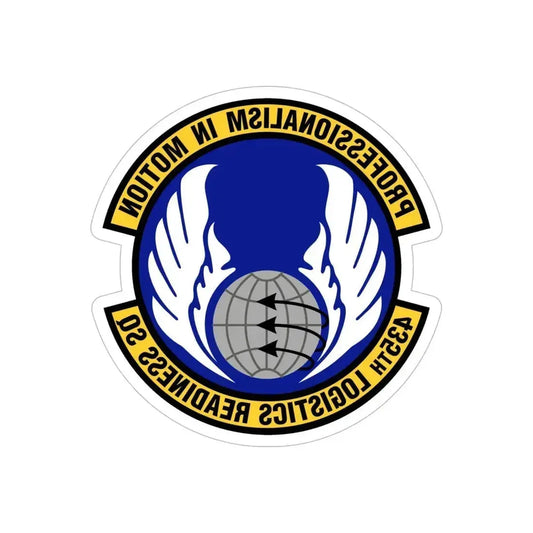 435th Logistics Readiness Squadron (U.S. Air Force) REVERSE PRINT Transparent Die-Cut STICKER 6 Inch Die-Cut Transparent - The Sticker Space