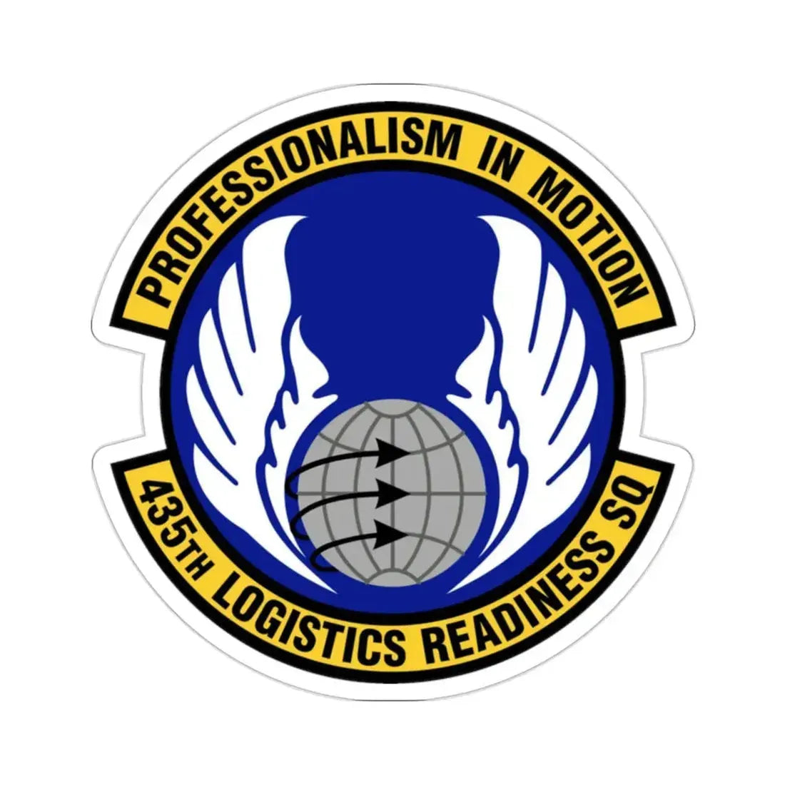 435th Logistics Readiness Squadron (U.S. Air Force) STICKER Vinyl Die-Cut Decal - The Sticker Space
