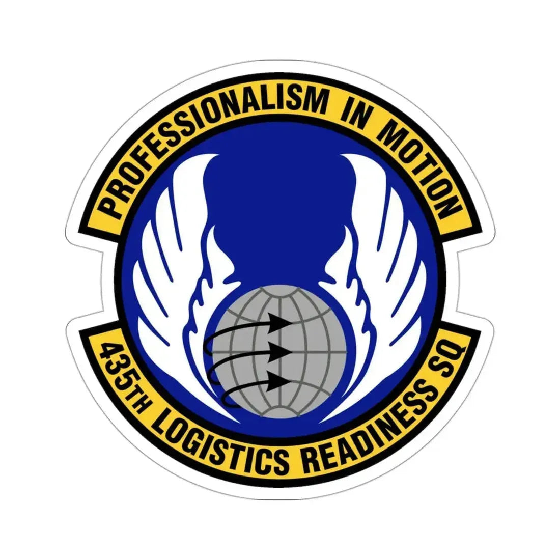 435th Logistics Readiness Squadron (U.S. Air Force) STICKER Vinyl Die-Cut Decal - The Sticker Space