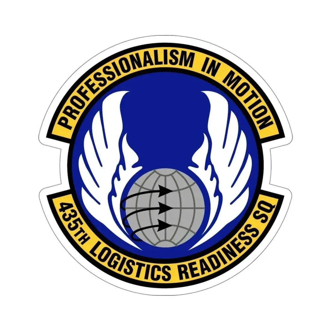 435th Logistics Readiness Squadron (U.S. Air Force) STICKER Vinyl Die-Cut Decal - The Sticker Space