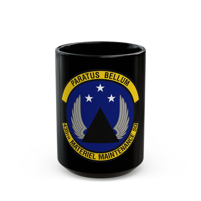 435th Materiel Maintenance Squadron (U.S. Air Force) Black Coffee Mug-15oz-The Sticker Space