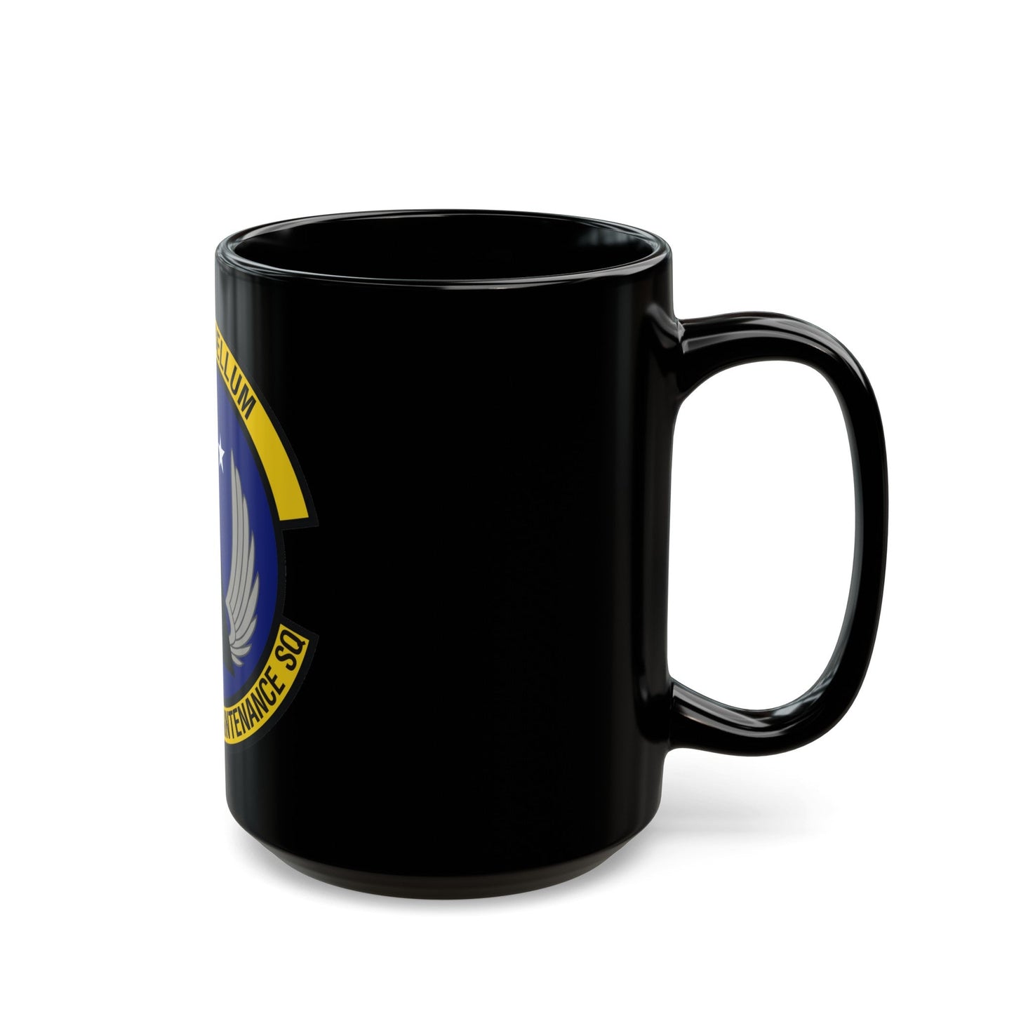 435th Materiel Maintenance Squadron (U.S. Air Force) Black Coffee Mug-The Sticker Space