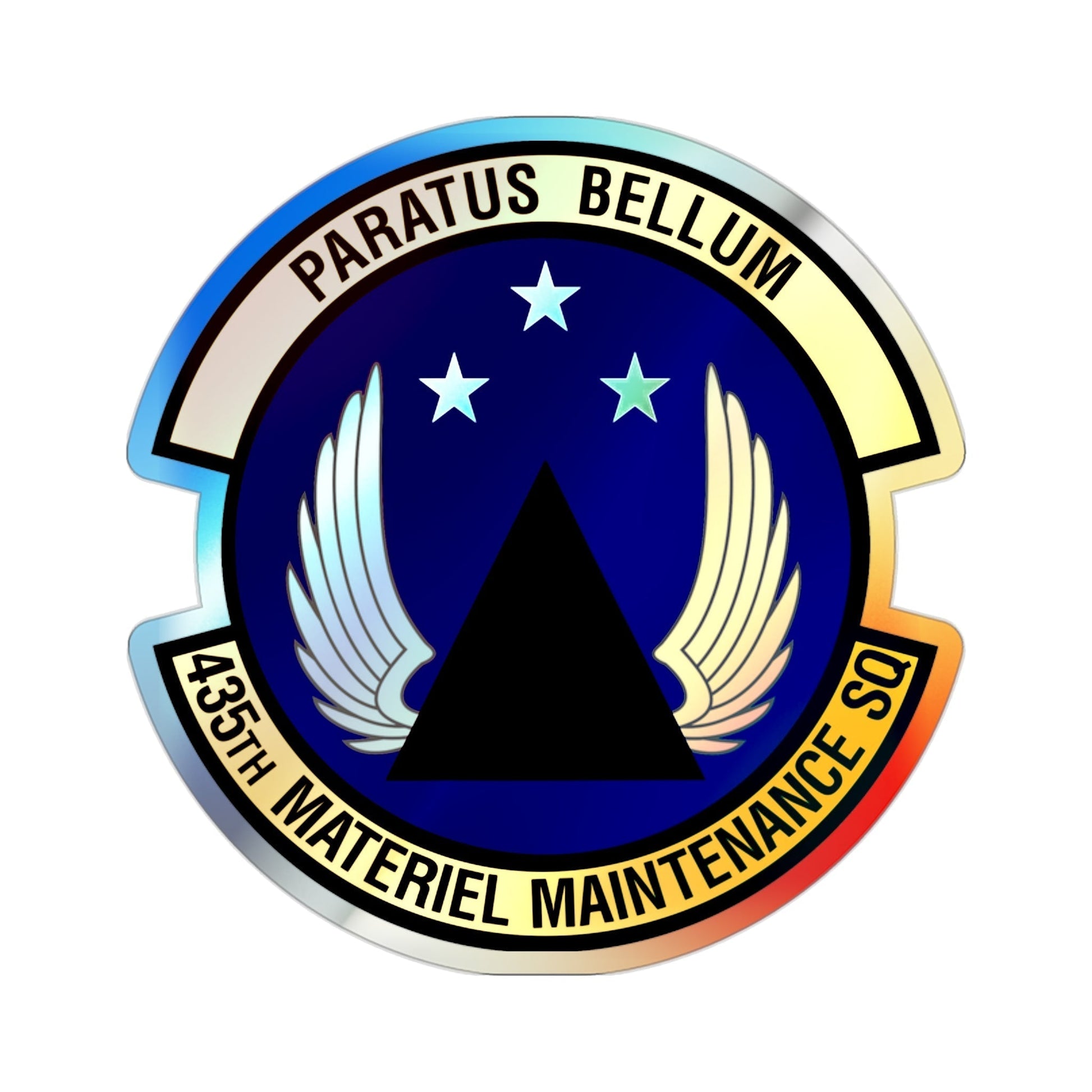 435th Materiel Maintenance Squadron (U.S. Air Force) Holographic STICKER Die-Cut Vinyl Decal-2 Inch-The Sticker Space