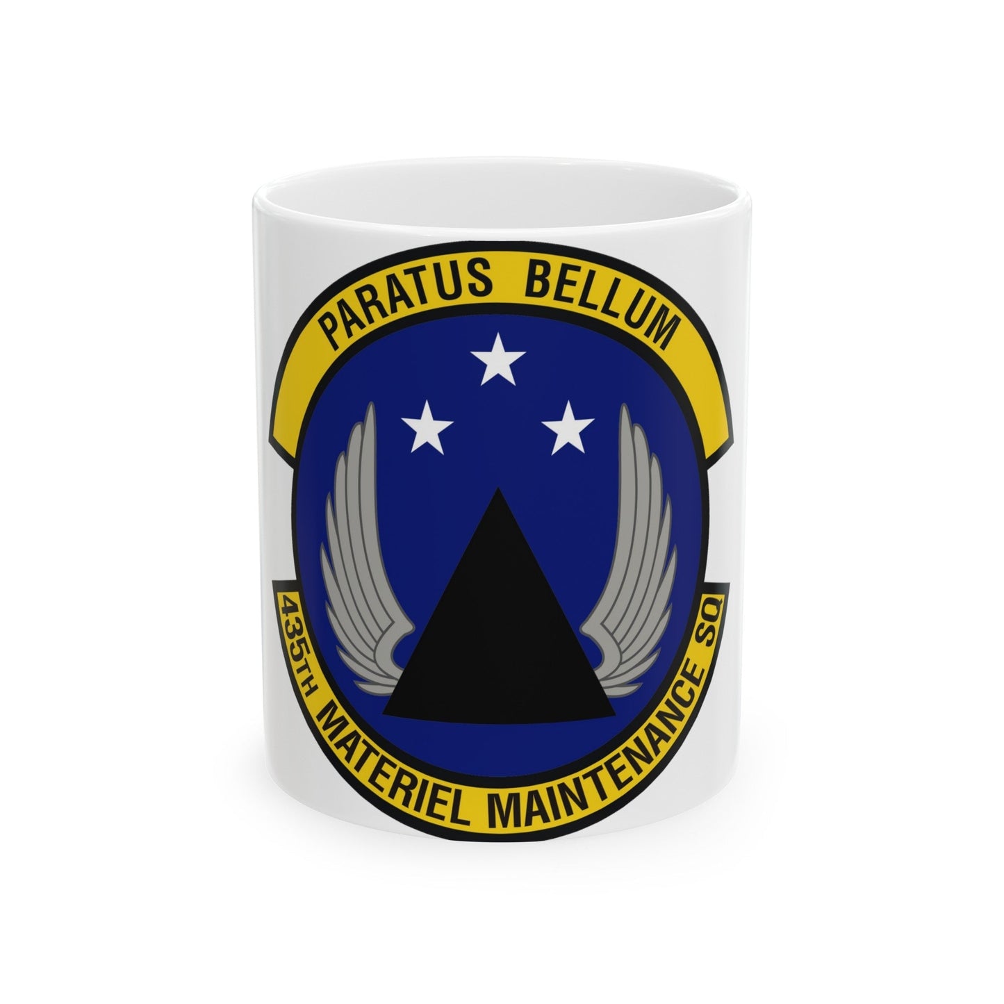 435th Materiel Maintenance Squadron (U.S. Air Force) White Coffee Mug-11oz-The Sticker Space