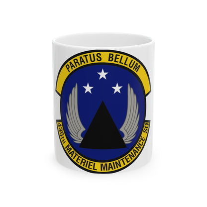 435th Materiel Maintenance Squadron (U.S. Air Force) White Coffee Mug-11oz-The Sticker Space