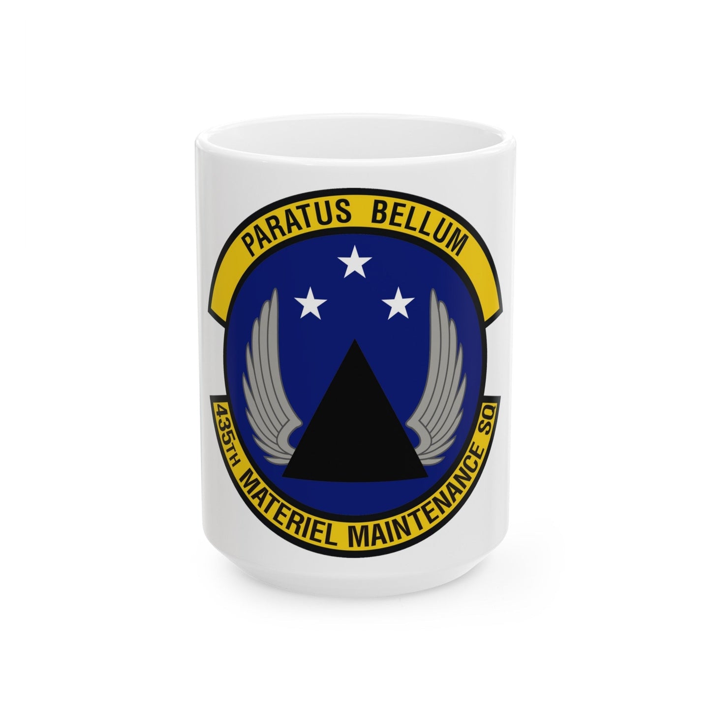 435th Materiel Maintenance Squadron (U.S. Air Force) White Coffee Mug-15oz-The Sticker Space