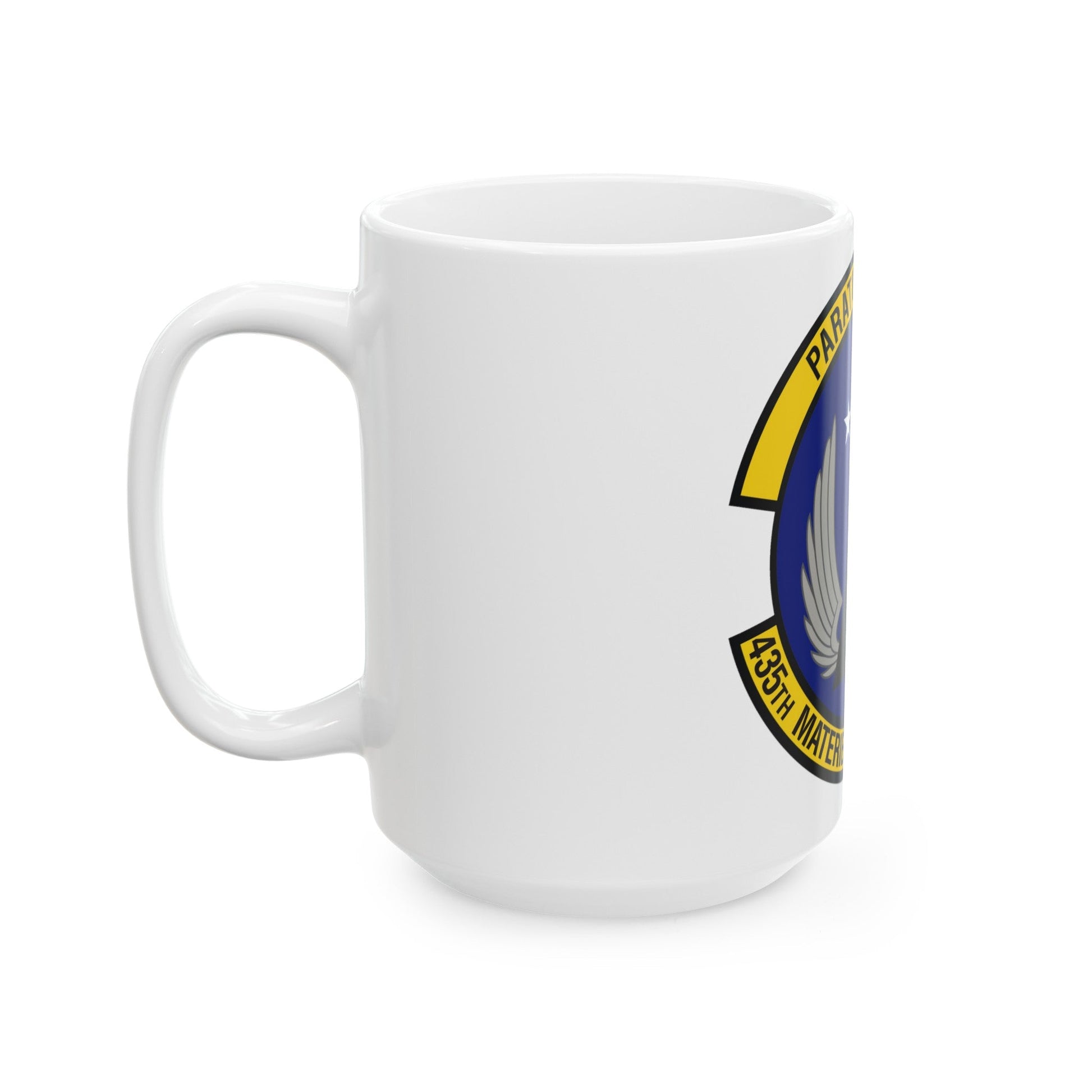 435th Materiel Maintenance Squadron (U.S. Air Force) White Coffee Mug-The Sticker Space