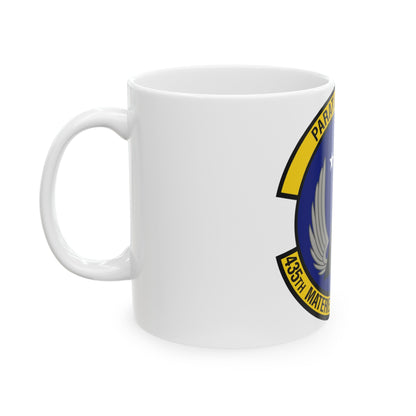 435th Materiel Maintenance Squadron (U.S. Air Force) White Coffee Mug-The Sticker Space