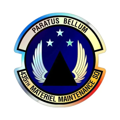 435th Materiel Maintenance Squadron (U.S. Air Force) Holographic STICKER Die-Cut Vinyl Decal 2 Inch Holographic - The Sticker Space