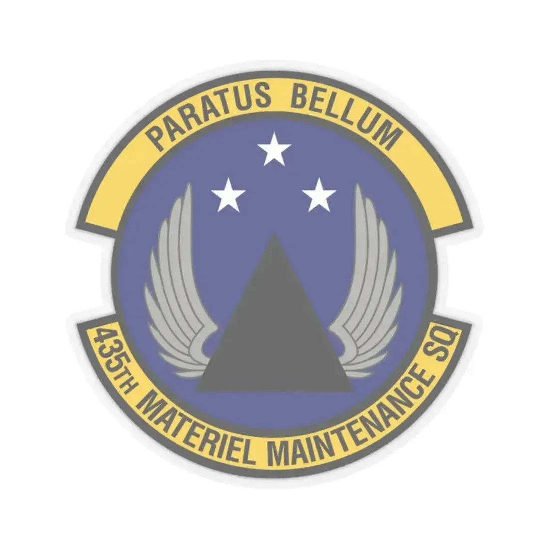 435th Materiel Maintenance Squadron (U.S. Air Force) STICKER Vinyl Kiss-Cut Decal 2 Inch Transparent - The Sticker Space