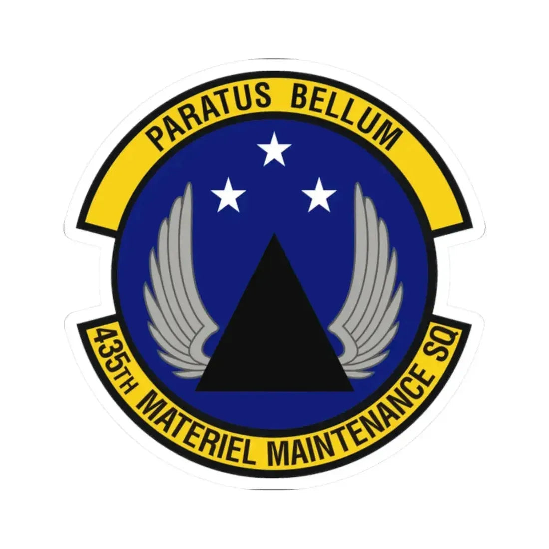 435th Materiel Maintenance Squadron (U.S. Air Force) STICKER Vinyl Kiss-Cut Decal 2 Inch White - The Sticker Space