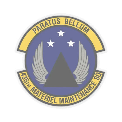 435th Materiel Maintenance Squadron (U.S. Air Force) STICKER Vinyl Kiss-Cut Decal 3 Inch Transparent - The Sticker Space