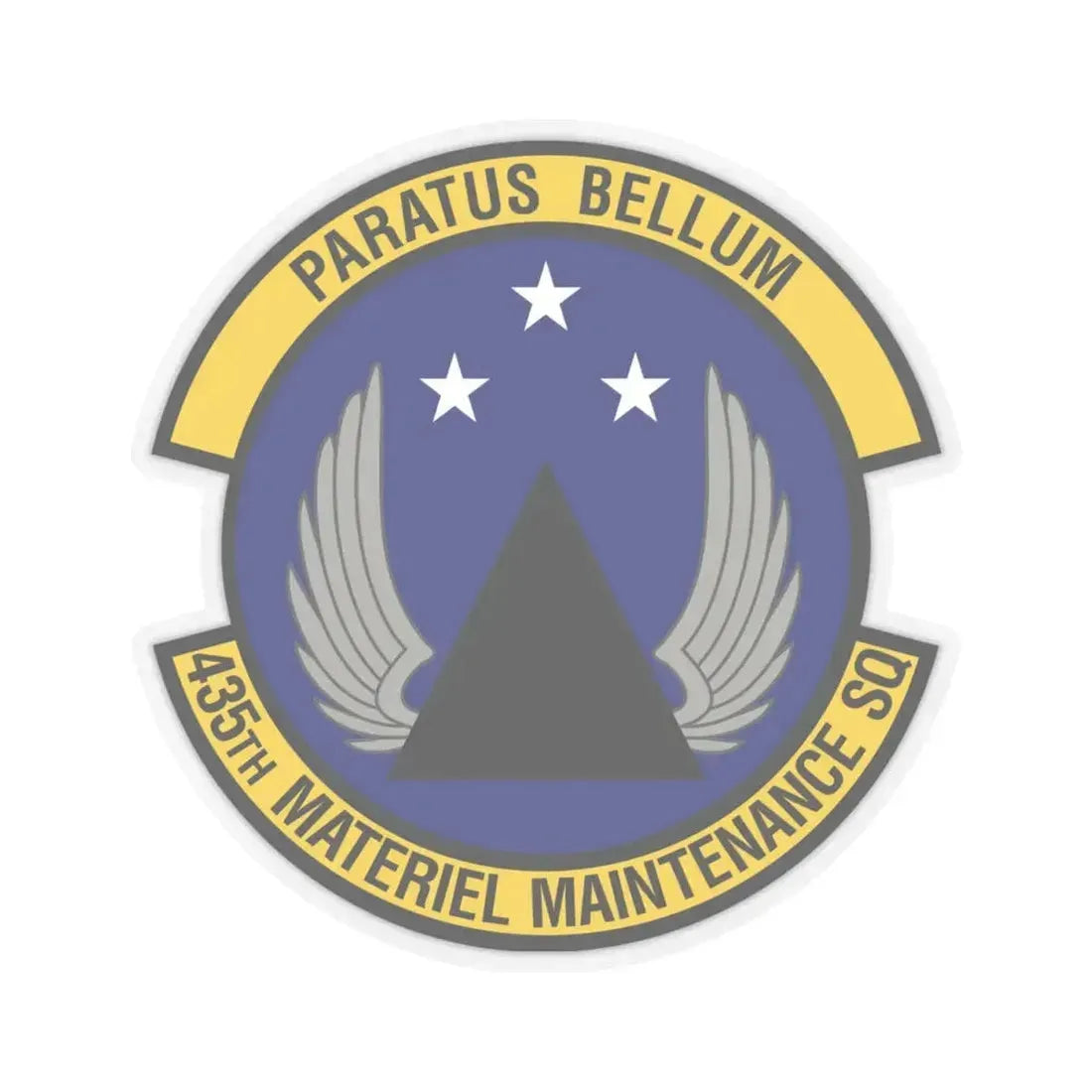 435th Materiel Maintenance Squadron (U.S. Air Force) STICKER Vinyl Kiss-Cut Decal 4 Inch Transparent - The Sticker Space