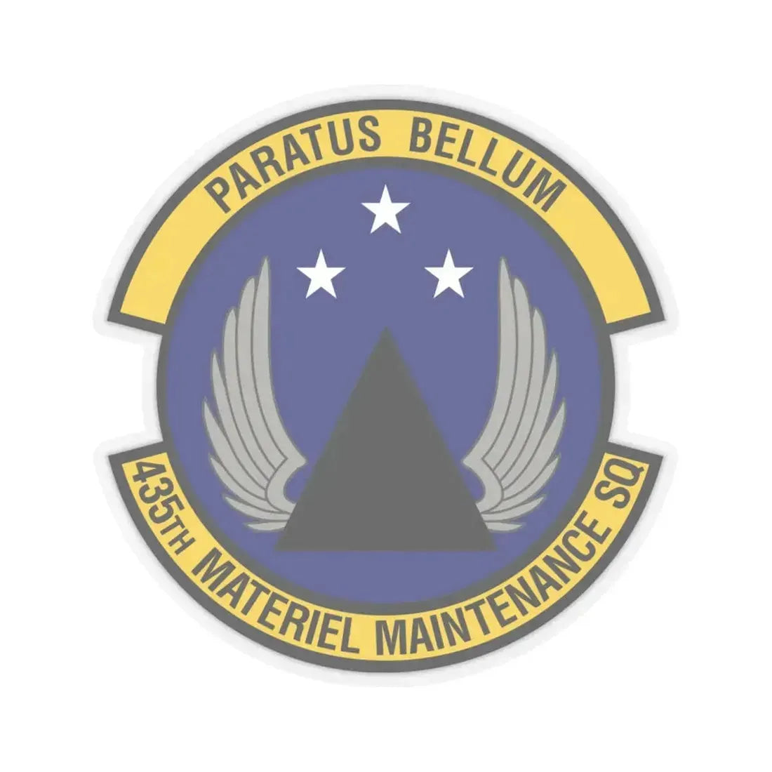 435th Materiel Maintenance Squadron (U.S. Air Force) STICKER Vinyl Kiss-Cut Decal 6 Inch Transparent - The Sticker Space