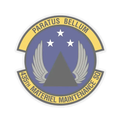 435th Materiel Maintenance Squadron (U.S. Air Force) STICKER Vinyl Kiss-Cut Decal 6 Inch Transparent - The Sticker Space