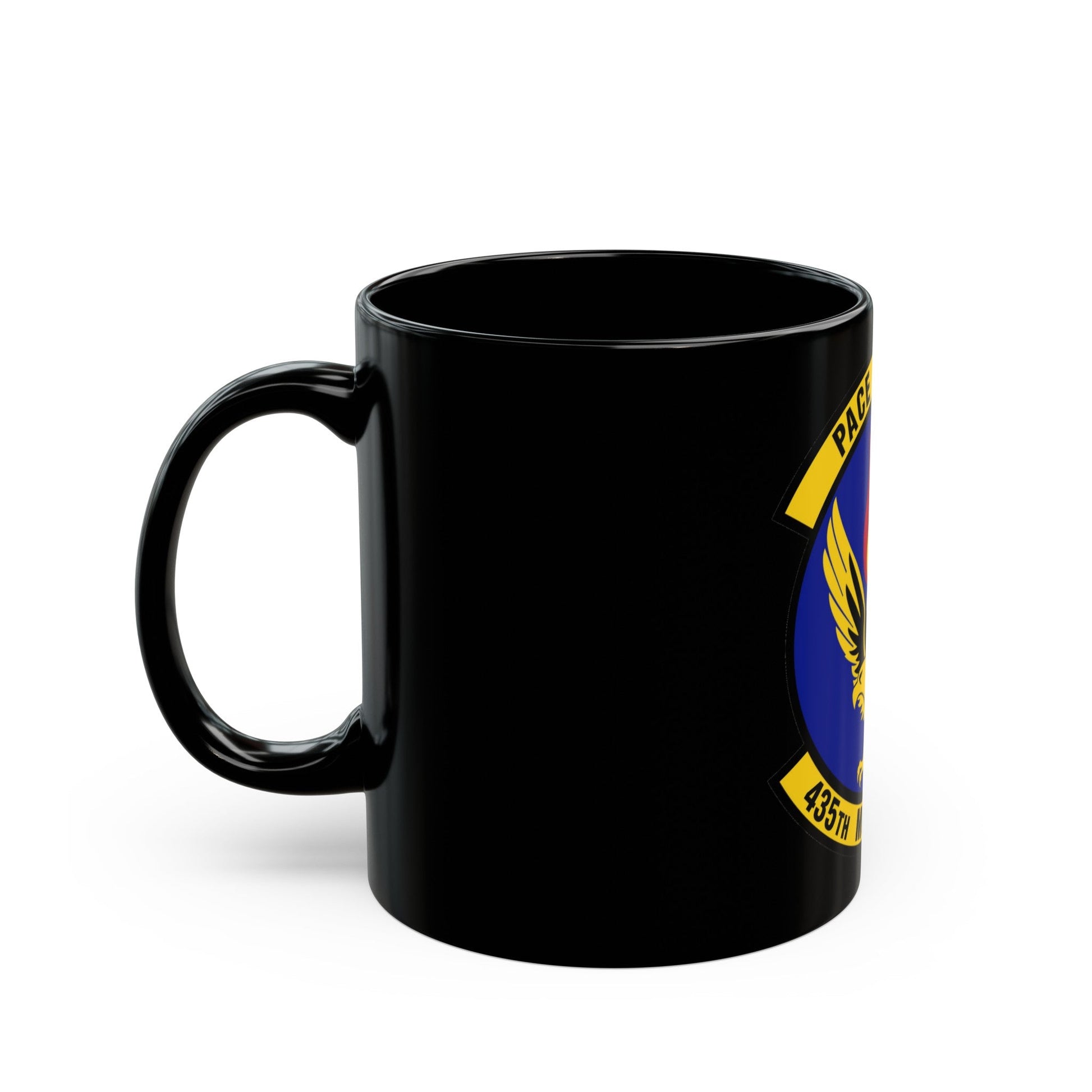 435th Munitions Squadron (U.S. Air Force) Black Coffee Mug-The Sticker Space