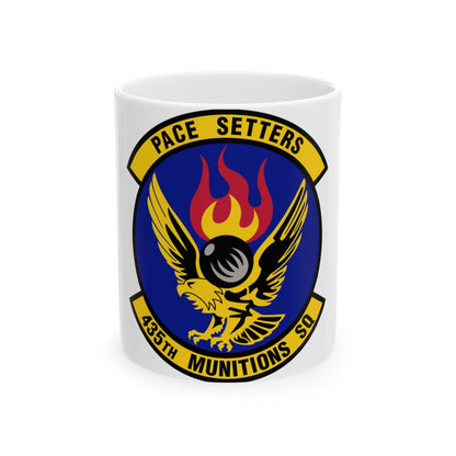 435th Munitions Squadron (U.S. Air Force) White Coffee Mug-11oz-The Sticker Space