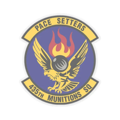 435th Munitions Squadron (U.S. Air Force) STICKER Vinyl Kiss-Cut Decal 2 Inch Transparent - The Sticker Space