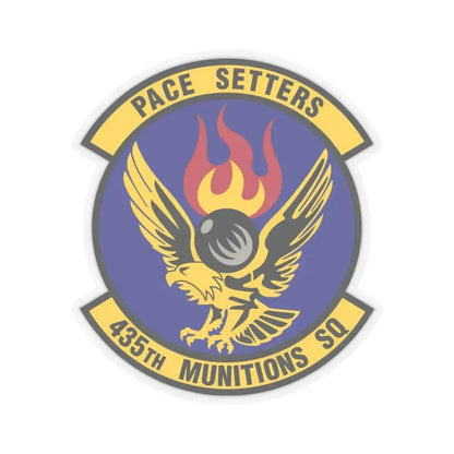 435th Munitions Squadron (U.S. Air Force) STICKER Vinyl Kiss-Cut Decal 6 Inch Transparent - The Sticker Space
