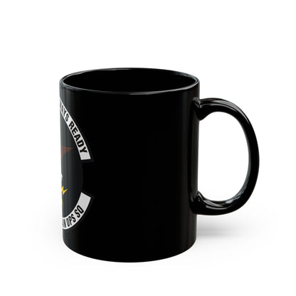 435th Supply Chain Operations Squadron (U.S. Air Force) Black Coffee Mug-The Sticker Space