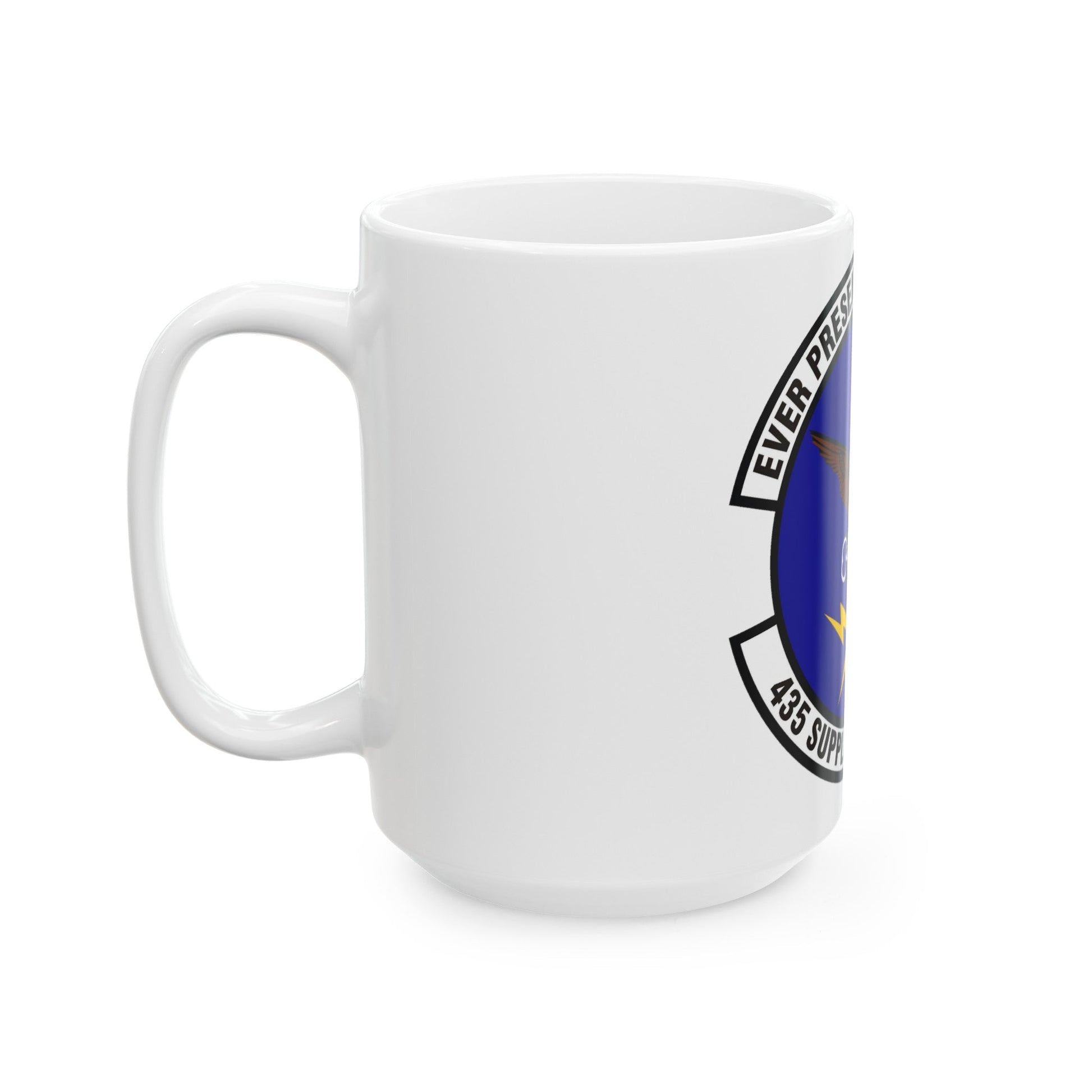 435th Supply Chain Operations Squadron (U.S. Air Force) White Coffee Mug-The Sticker Space