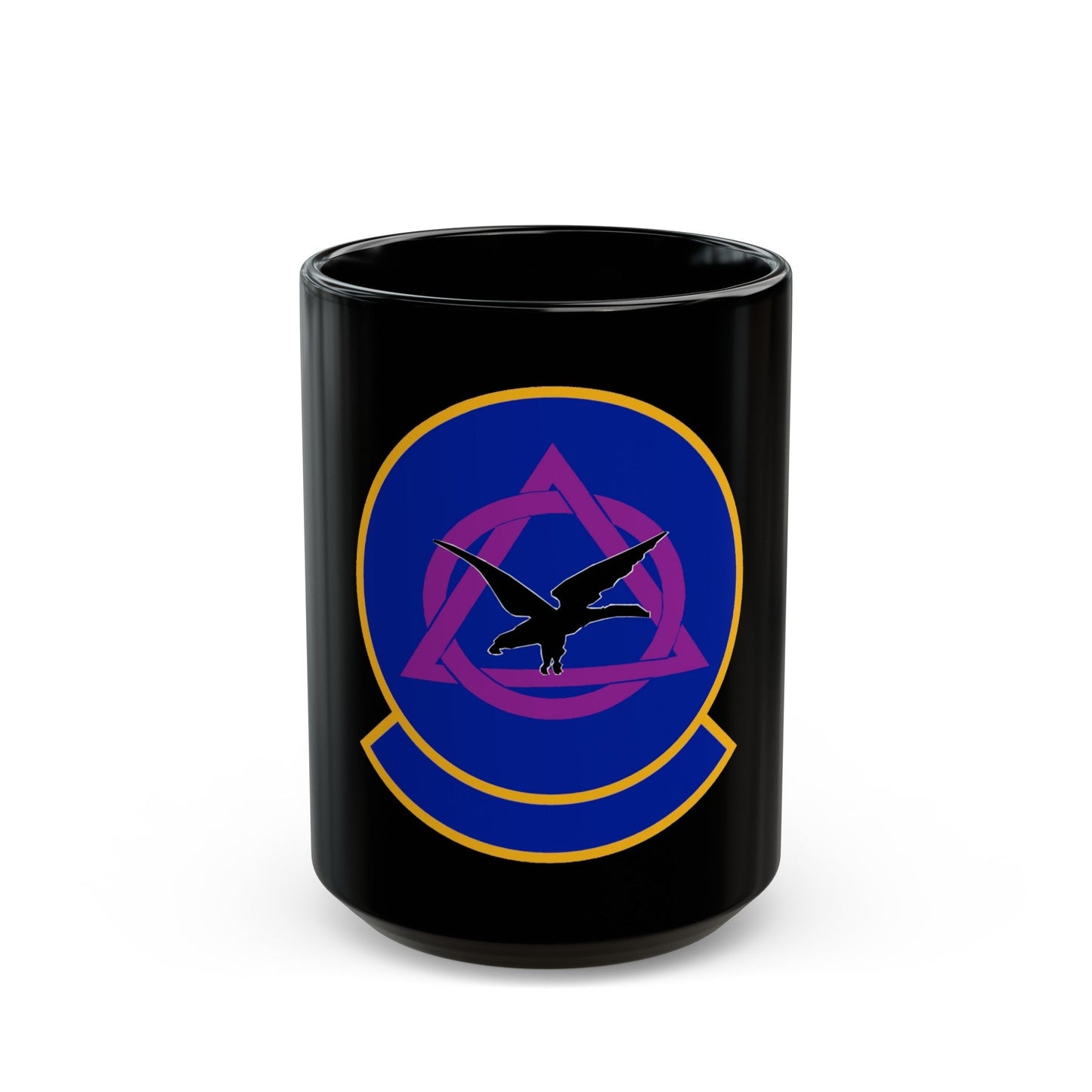 436 Dental Squadron AMC (U.S. Air Force) Black Coffee Mug-15oz-The Sticker Space