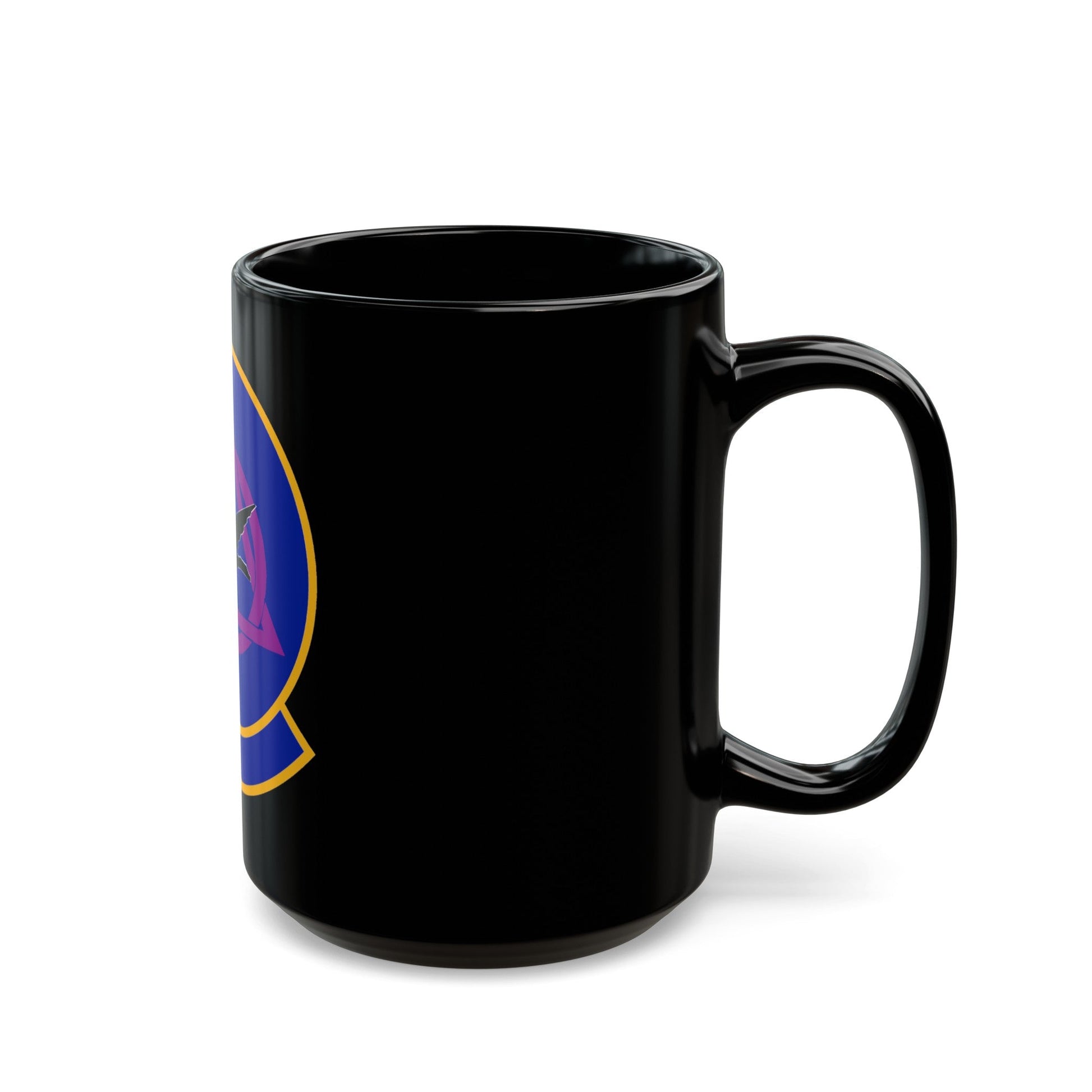 436 Dental Squadron AMC (U.S. Air Force) Black Coffee Mug-The Sticker Space