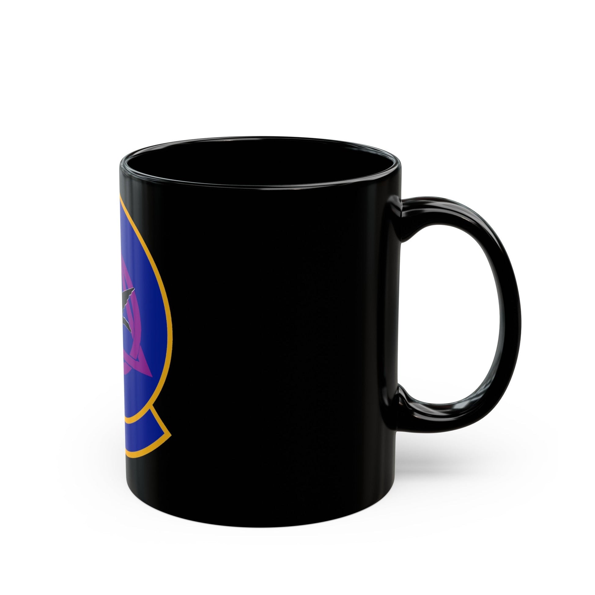 436 Dental Squadron AMC (U.S. Air Force) Black Coffee Mug-The Sticker Space