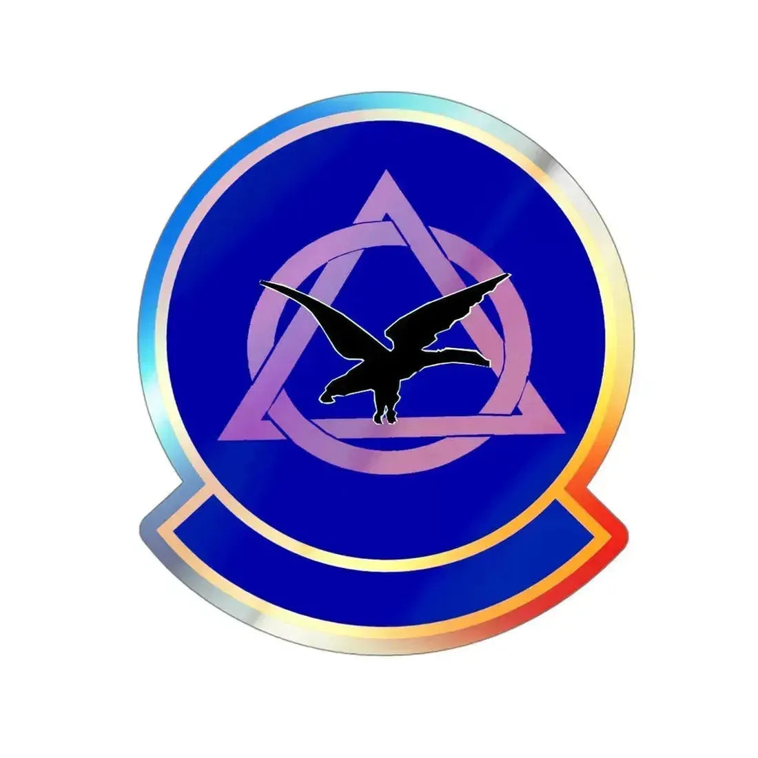 436 Dental Squadron AMC (U.S. Air Force) Holographic STICKER Die-Cut Vinyl Decal 4 Inch Holographic - The Sticker Space