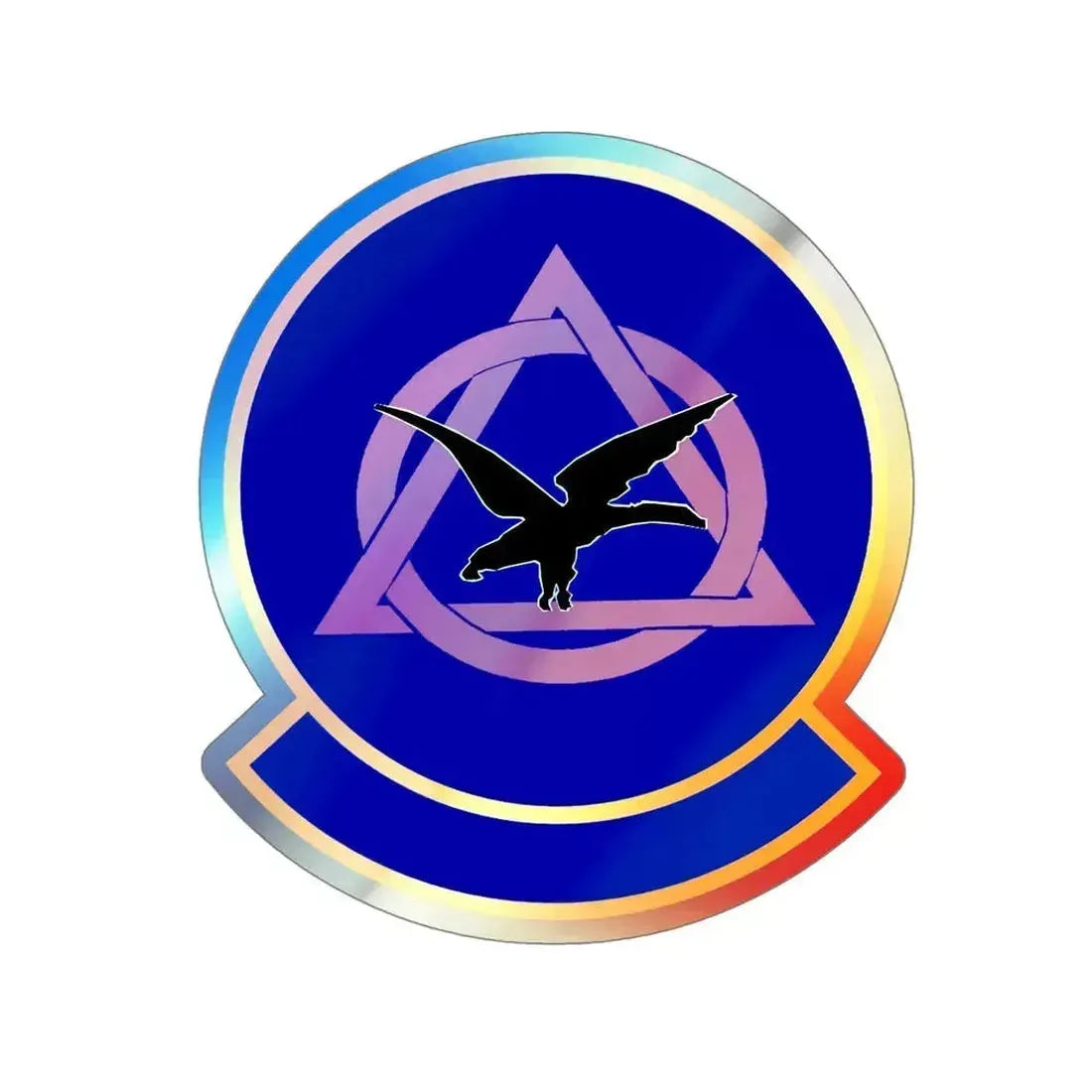 436 Dental Squadron AMC (U.S. Air Force) Holographic STICKER Die-Cut Vinyl Decal 5 Inch Holographic - The Sticker Space
