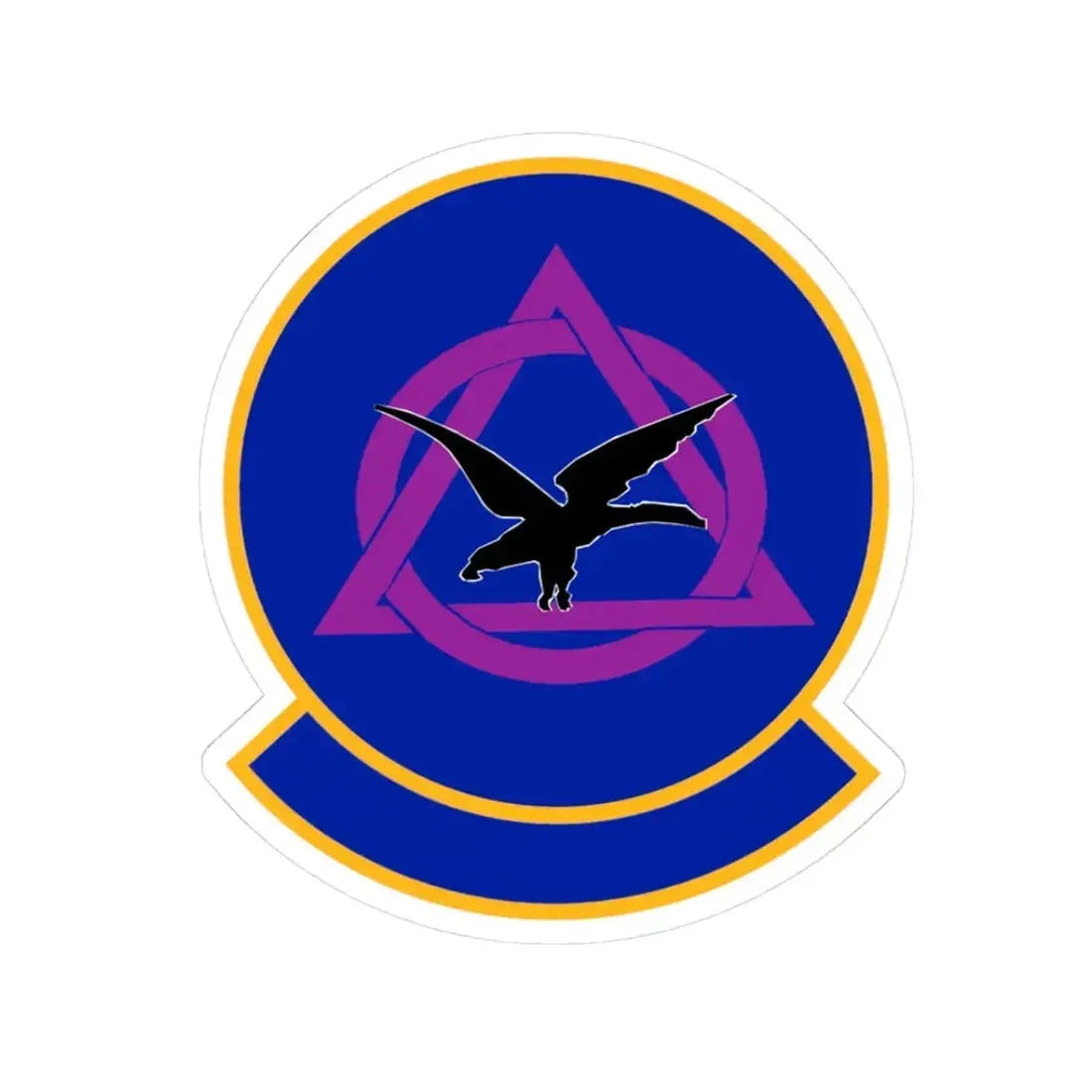 436 Dental Squadron AMC (U.S. Air Force) STICKER Vinyl Kiss-Cut Decal 3 Inch White - The Sticker Space
