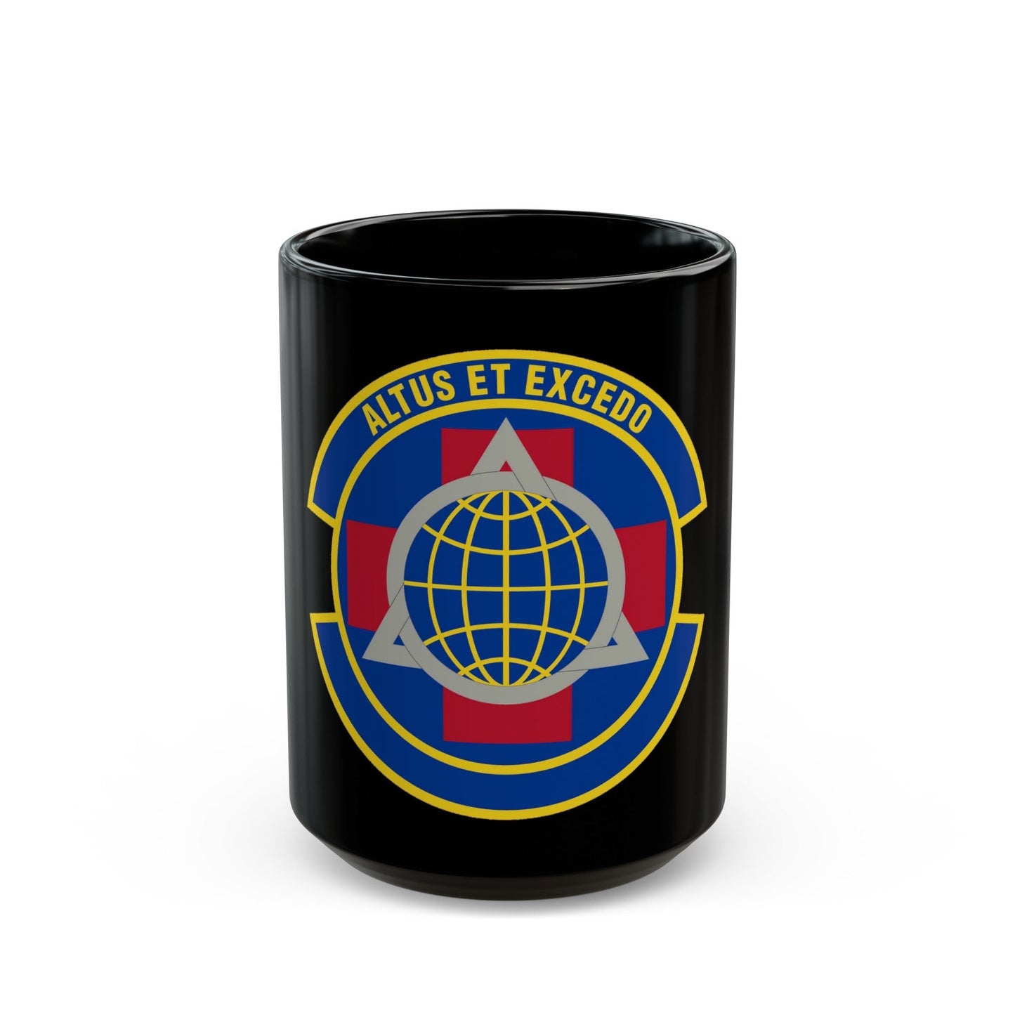 436 Operational Medical Readiness Squadron AMC (U.S. Air Force) Black Coffee Mug-15oz-The Sticker Space