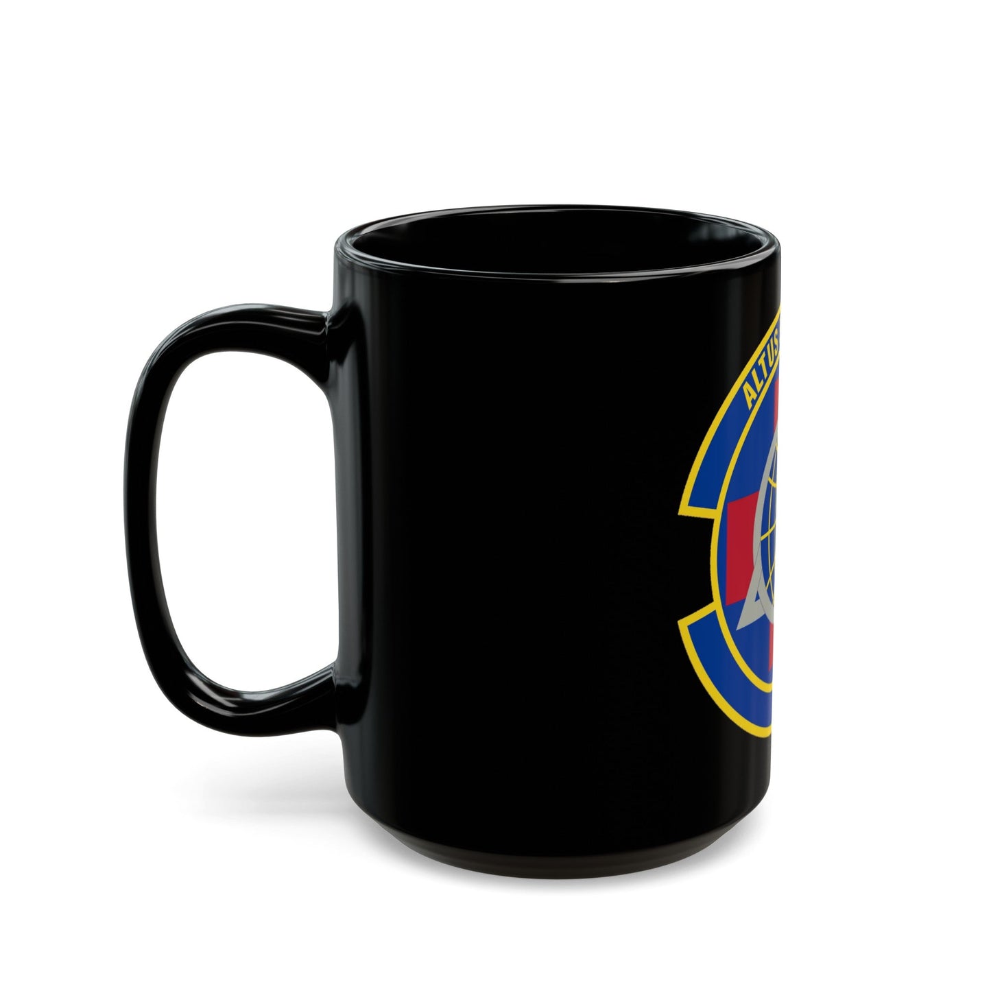 436 Operational Medical Readiness Squadron AMC (U.S. Air Force) Black Coffee Mug-The Sticker Space