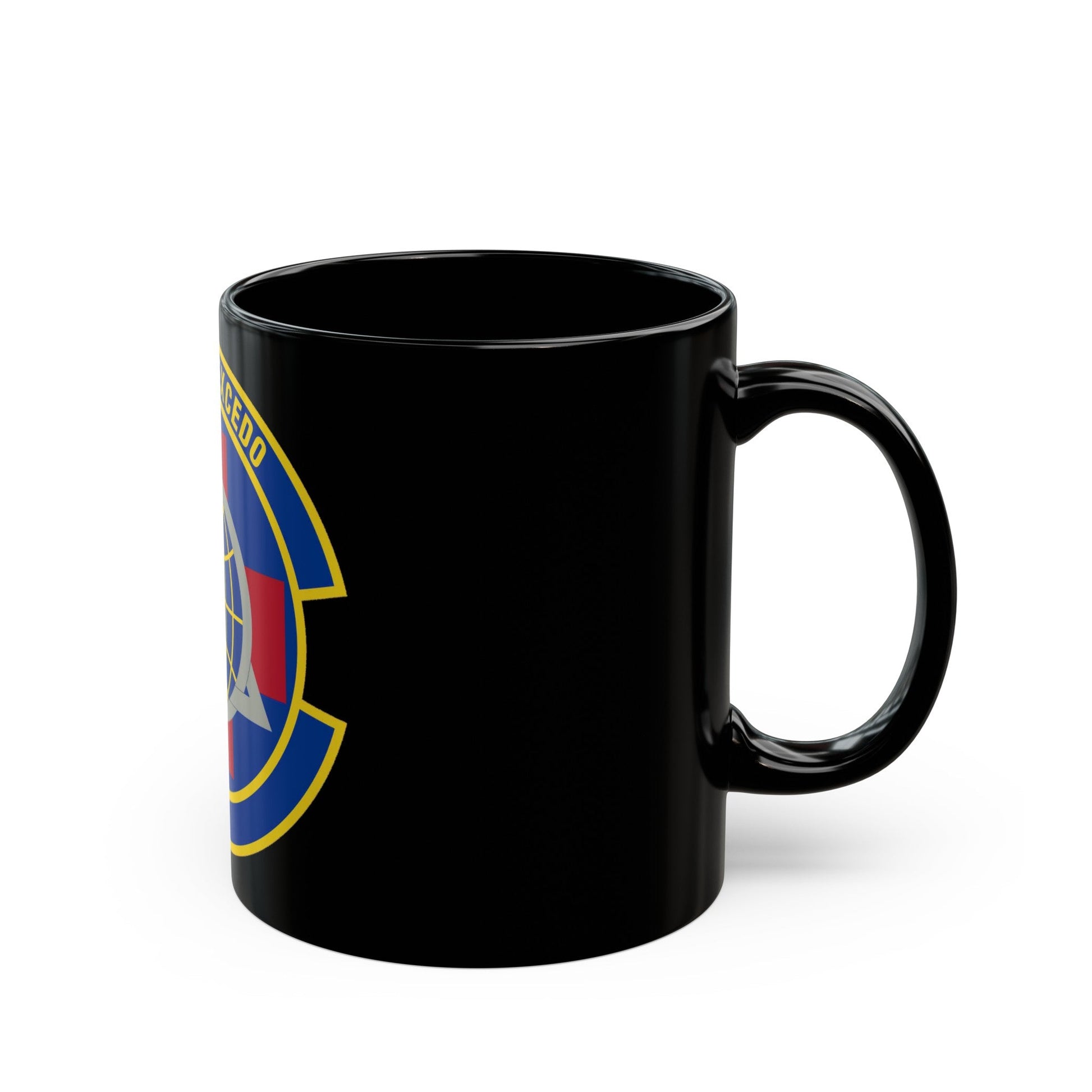 436 Operational Medical Readiness Squadron AMC (U.S. Air Force) Black Coffee Mug-The Sticker Space