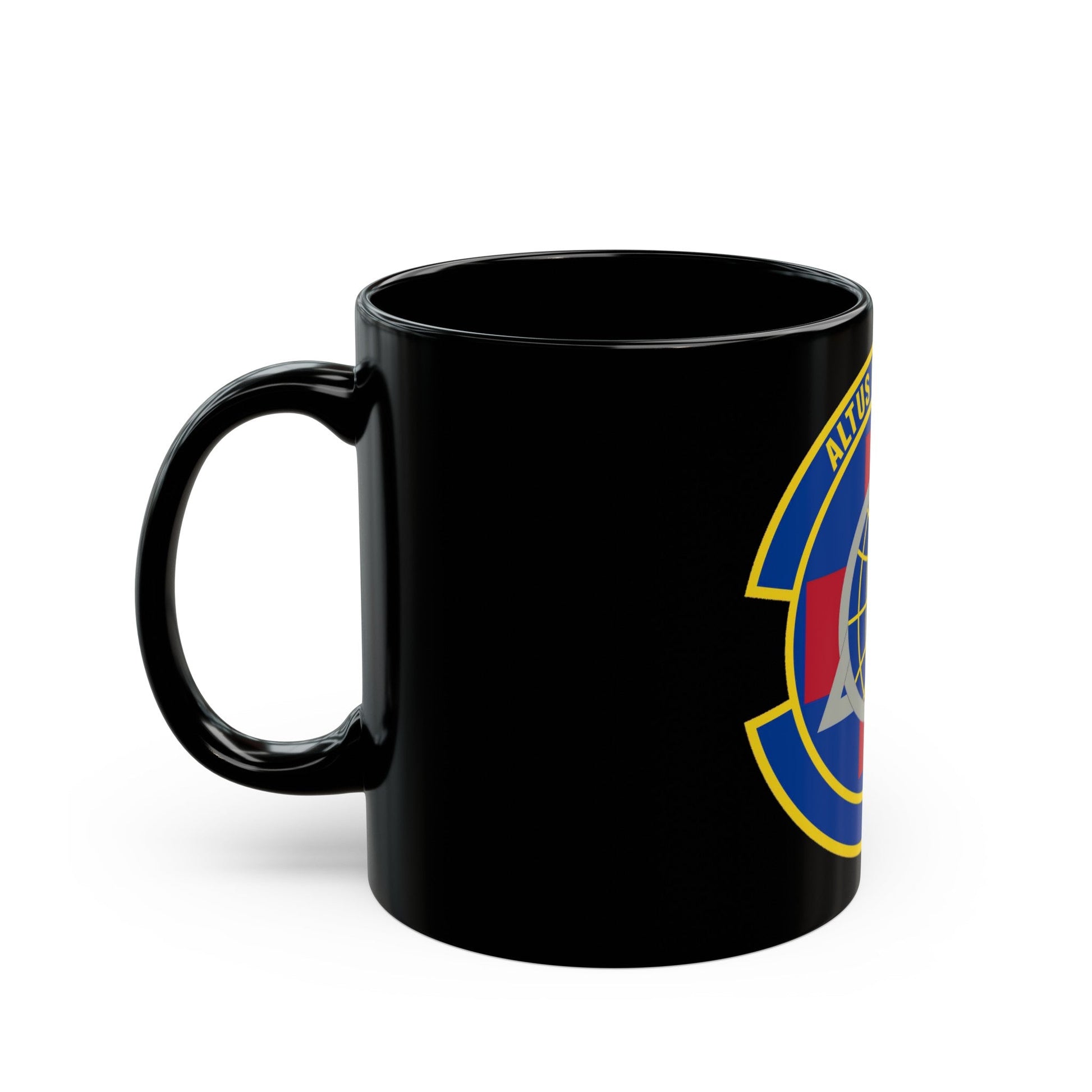 436 Operational Medical Readiness Squadron AMC (U.S. Air Force) Black Coffee Mug-The Sticker Space