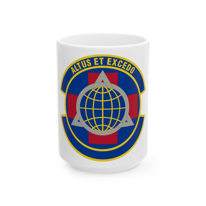 436 Operational Medical Readiness Squadron AMC (U.S. Air Force) White Coffee Mug-15oz-The Sticker Space