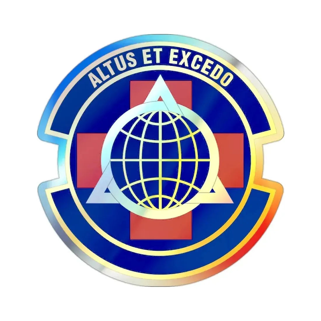 436 Operational Medical Readiness Squadron AMC (U.S. Air Force) Holographic STICKER Die-Cut Vinyl Decal - The Sticker Space