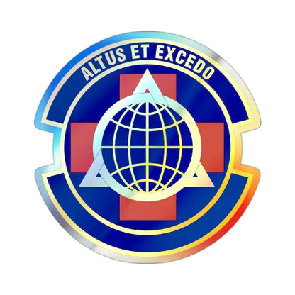 436 Operational Medical Readiness Squadron AMC (U.S. Air Force) Holographic STICKER Die-Cut Vinyl Decal - The Sticker Space
