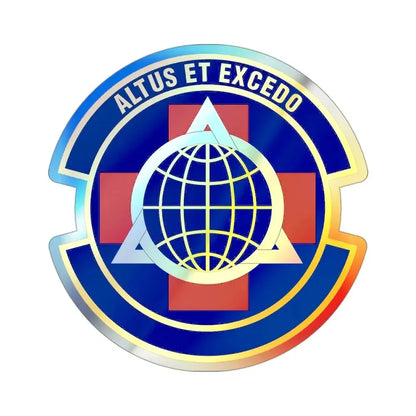 436 Operational Medical Readiness Squadron AMC (U.S. Air Force) Holographic STICKER Die-Cut Vinyl Decal - The Sticker Space