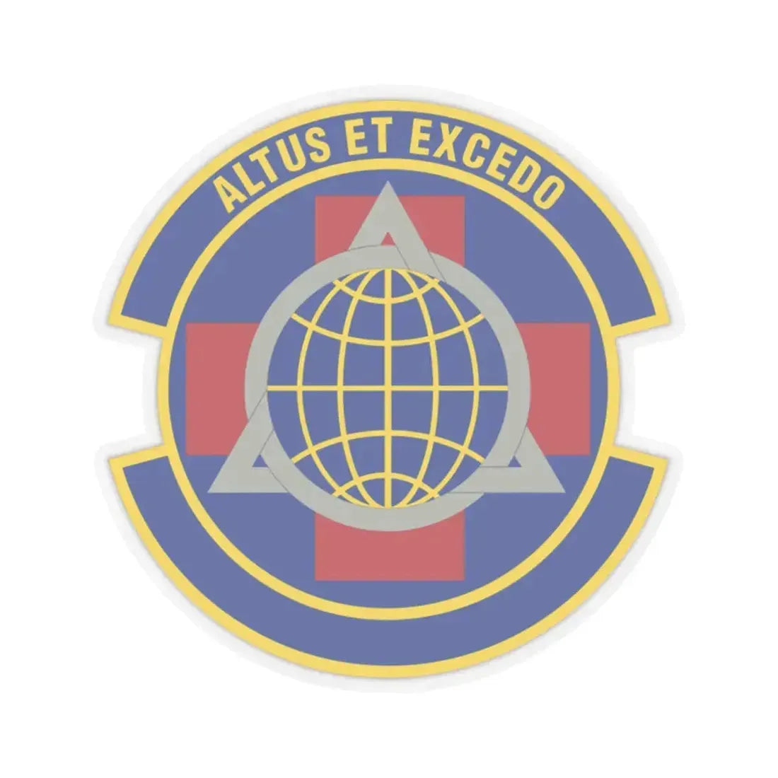 436 Operational Medical Readiness Squadron AMC (U.S. Air Force) STICKER Vinyl Kiss-Cut Decal 2 Inch Transparent - The Sticker Space