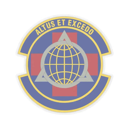 436 Operational Medical Readiness Squadron AMC (U.S. Air Force) STICKER Vinyl Kiss-Cut Decal 3 Inch Transparent - The Sticker Space