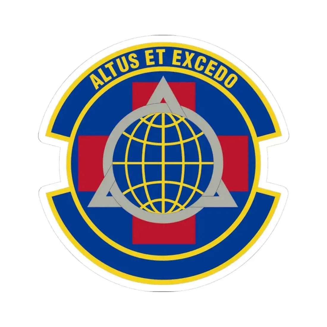 436 Operational Medical Readiness Squadron AMC (U.S. Air Force) STICKER Vinyl Kiss-Cut Decal 3 Inch White - The Sticker Space