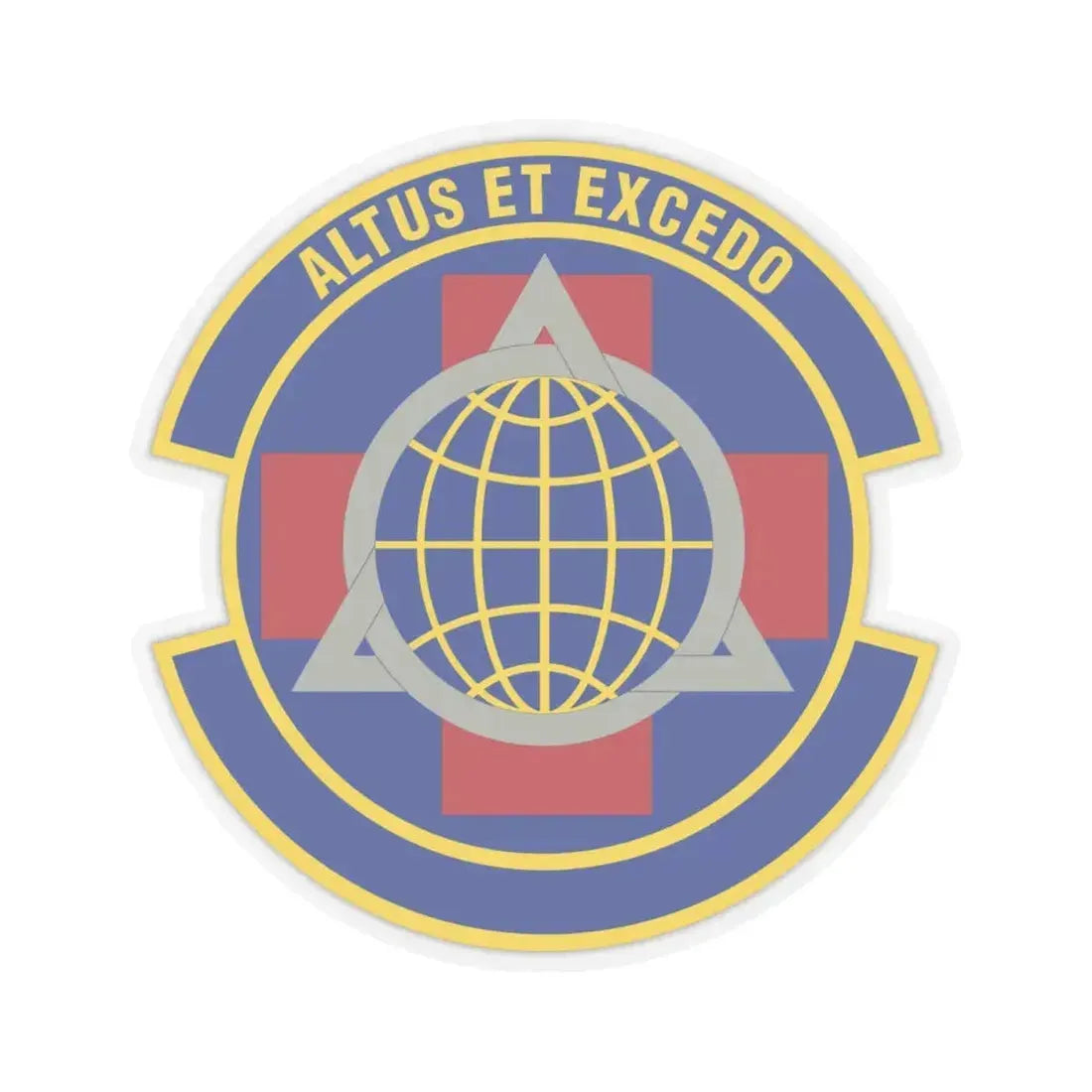 436 Operational Medical Readiness Squadron AMC (U.S. Air Force) STICKER Vinyl Kiss-Cut Decal 4 Inch Transparent - The Sticker Space