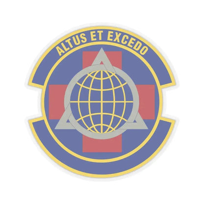 436 Operational Medical Readiness Squadron AMC (U.S. Air Force) STICKER Vinyl Kiss-Cut Decal 4 Inch Transparent - The Sticker Space