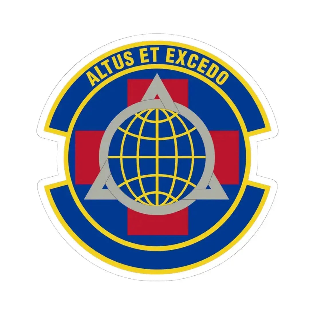 436 Operational Medical Readiness Squadron AMC (U.S. Air Force) STICKER Vinyl Kiss-Cut Decal 4 Inch White - The Sticker Space