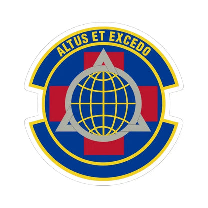 436 Operational Medical Readiness Squadron AMC (U.S. Air Force) STICKER Vinyl Kiss-Cut Decal 4 Inch White - The Sticker Space